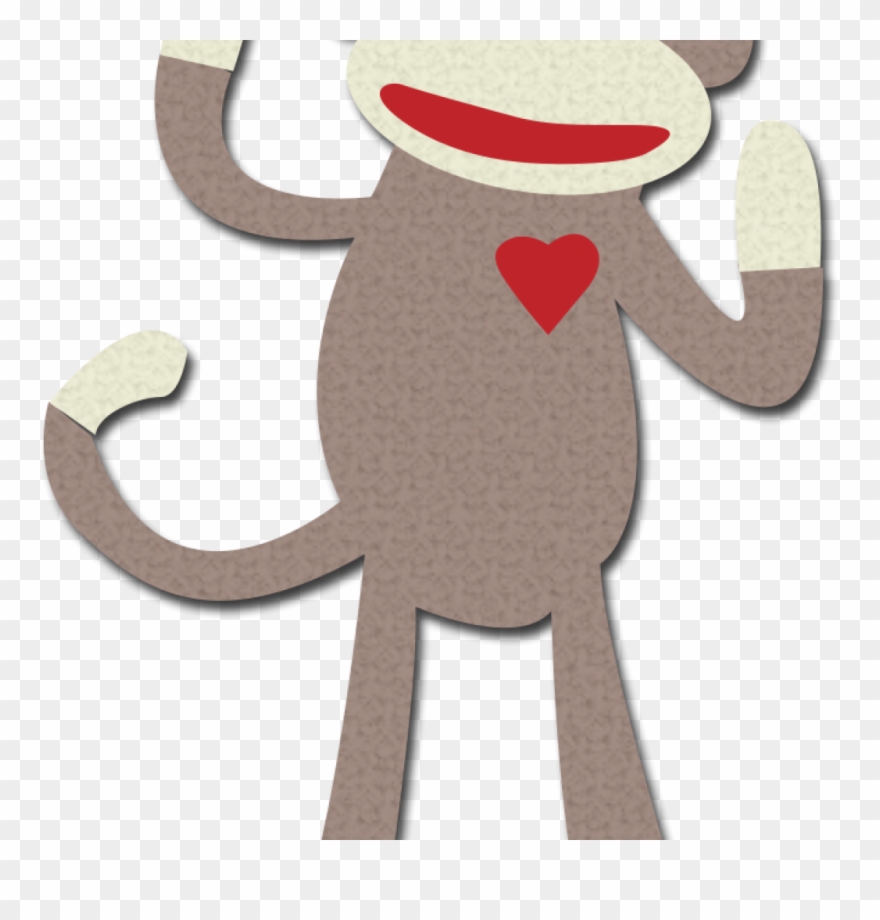 Sock Monkey Clip Art Free Library Music Clipart - Sock Monkey Clip Art - Png Download