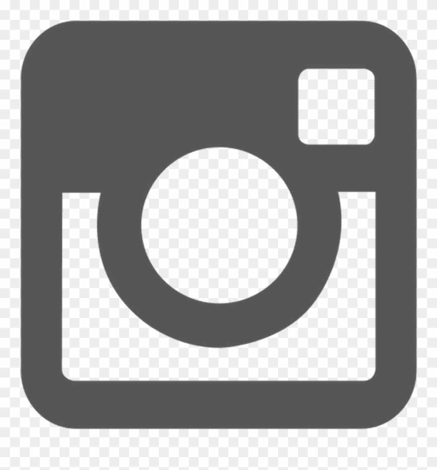 Instagram Logo Icon Camera Grey Freetoedit - Grey Instagram Logo Png Clipart