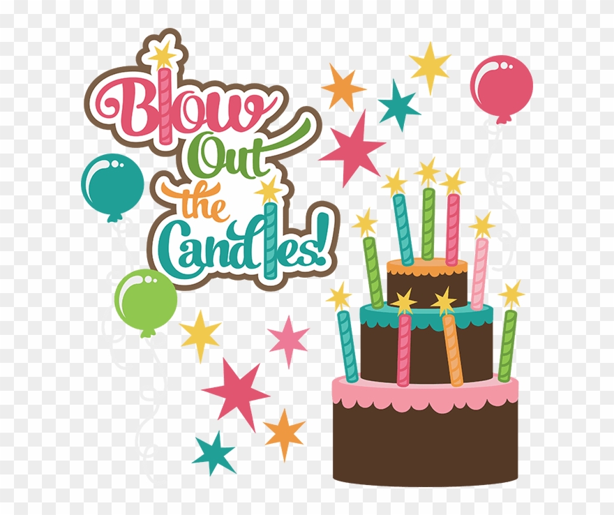 Cake Girl Cliparts - Birthday Celebrant Word Clip Art - Png Download