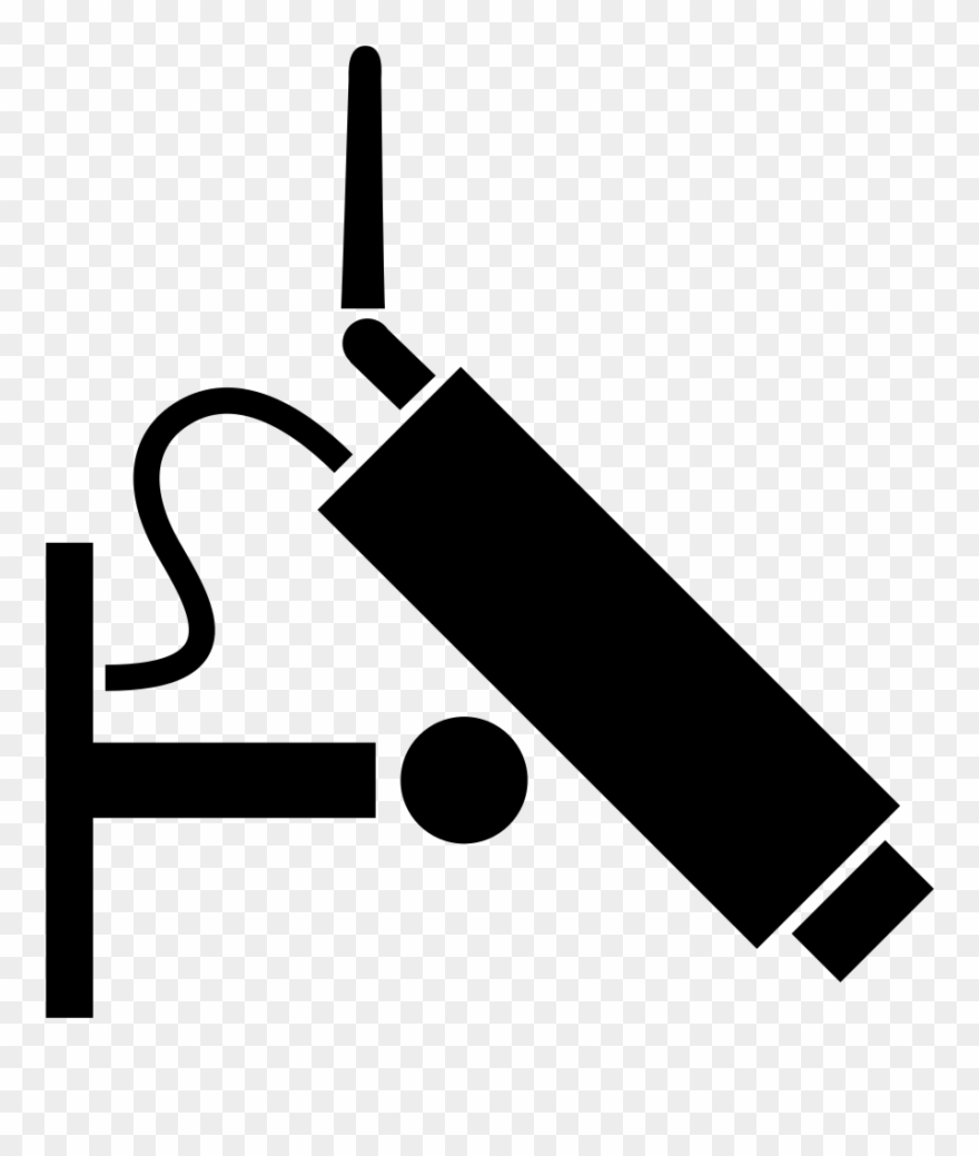 Onlinelabels Clip Art Security - Clip Of Security Camera - Png Download