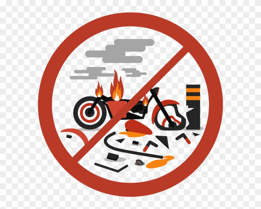 Forvarnir Og Vi Hald Er Einstaklega Mikilv - Black And White Bike Clipart - Png Download