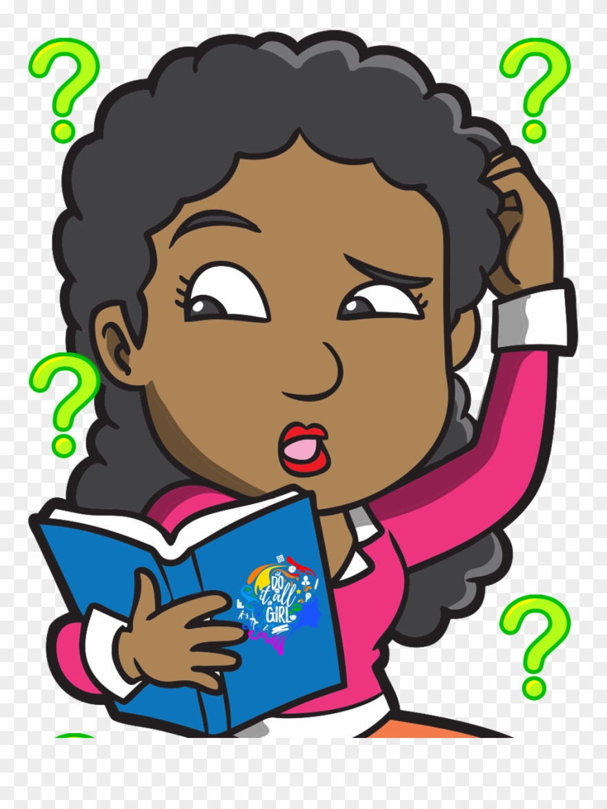 Alicia Confused Question Mark Half Clipart