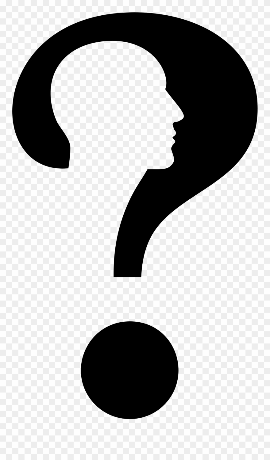 Full Size Image - Head With Question Mark Clipart