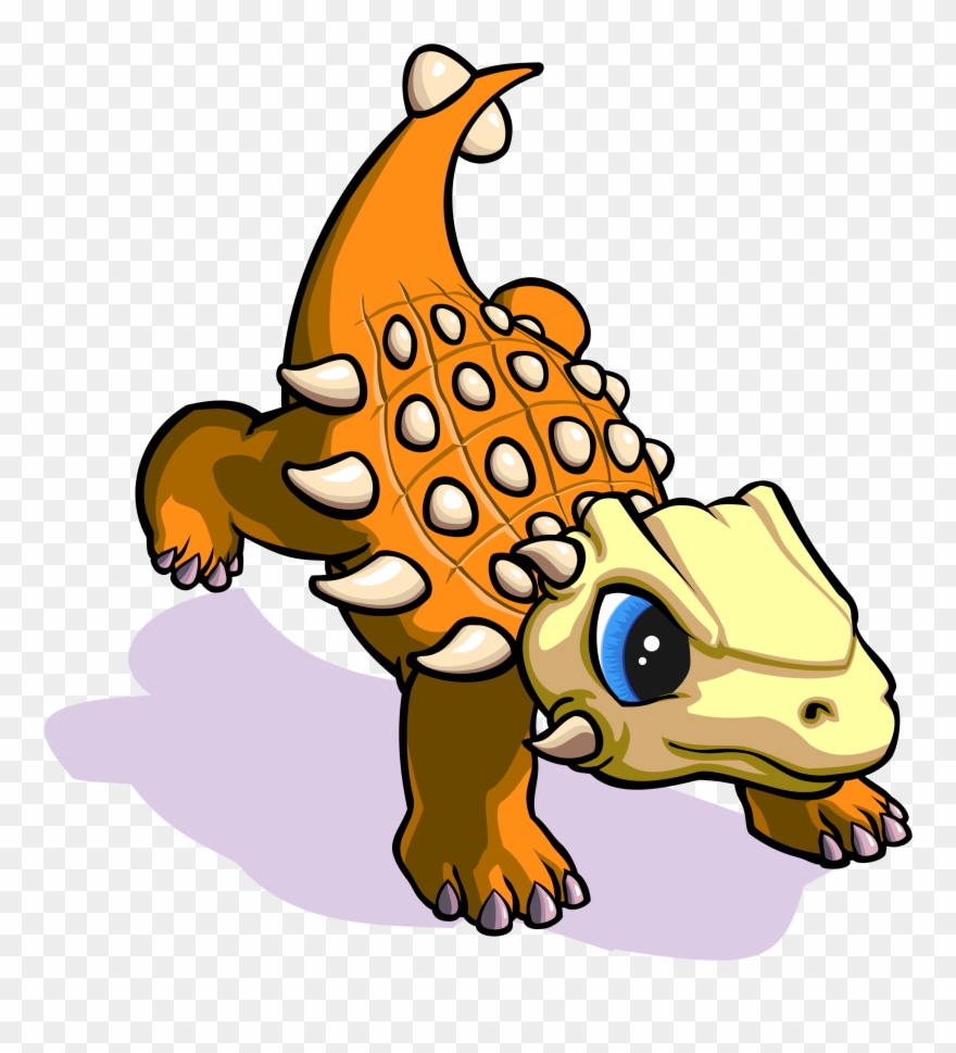 Png Clipart At Getdrawings Com - Baby Ankylosaurus Transparent Png