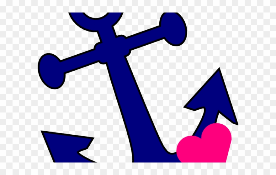Picture Library Download Heart Graphic Freeuse Download - Anchor Clip Art Love - Png Download
