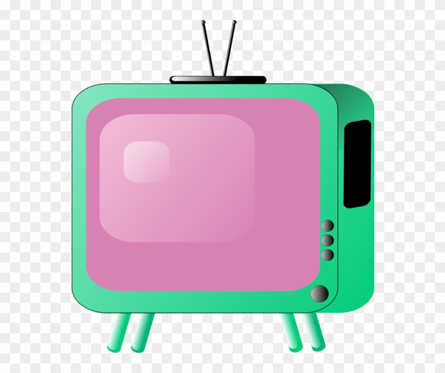 Tv Clipart Pink - Timeline Of Exposure To Traditional Media - Png Download