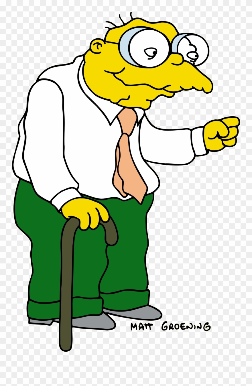 Awesome Clipart - Hans Moleman - Png Download