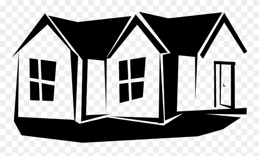 Download Brick House Clipart Black And White Clipart Home Black And