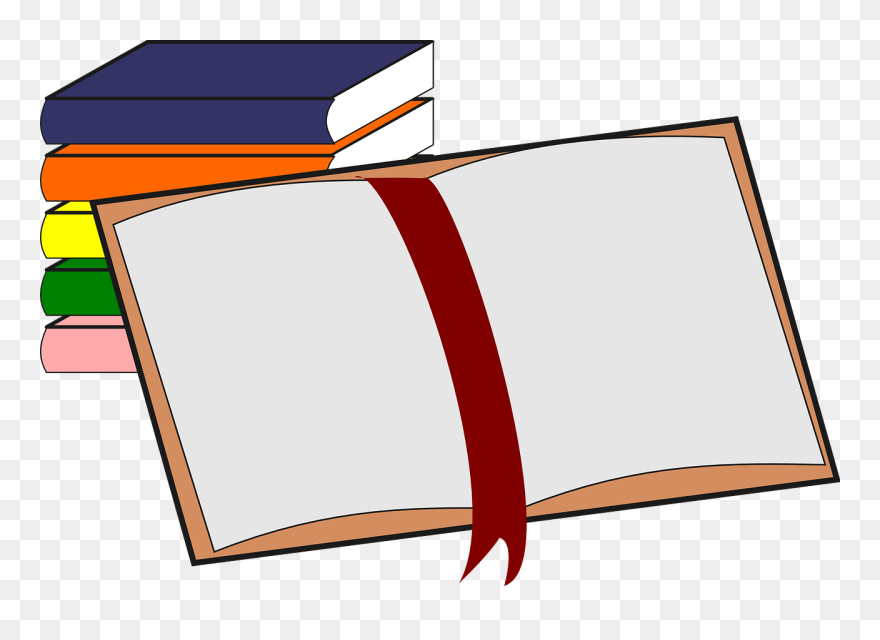 Larger Clipart Open Book - Quyển Sách Png Transparent Png
