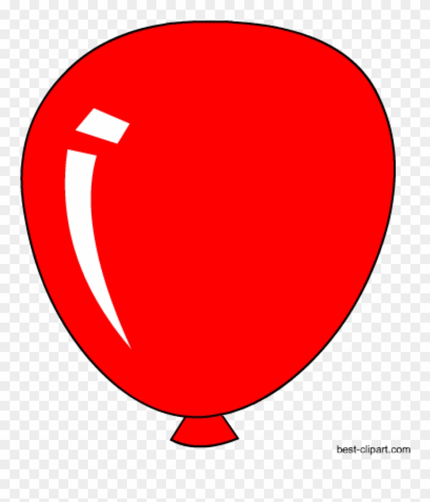 Red Balloon Clipart Free Balloon Clip Art Images Color - Cau Lac Bo Cau Long - Png Download