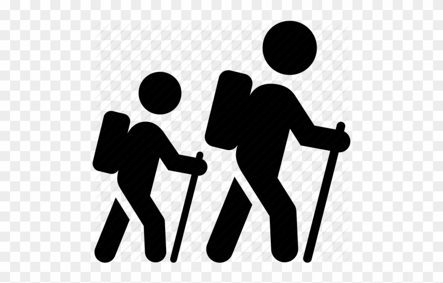 Clip Royalty Free Library Land Trust Guided Halloween - Transparent Hike Clip Art - Png Download