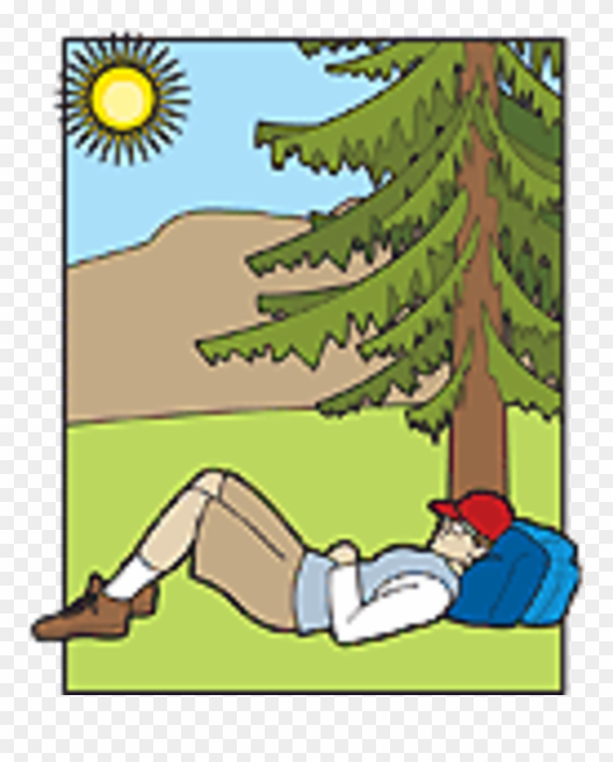 Hiking Clipart Night Hike - Clip Art - Png Download