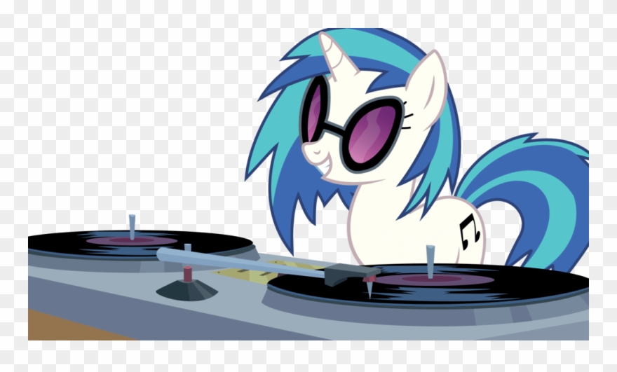 Cartoon - Dj Pon 3 Clipart