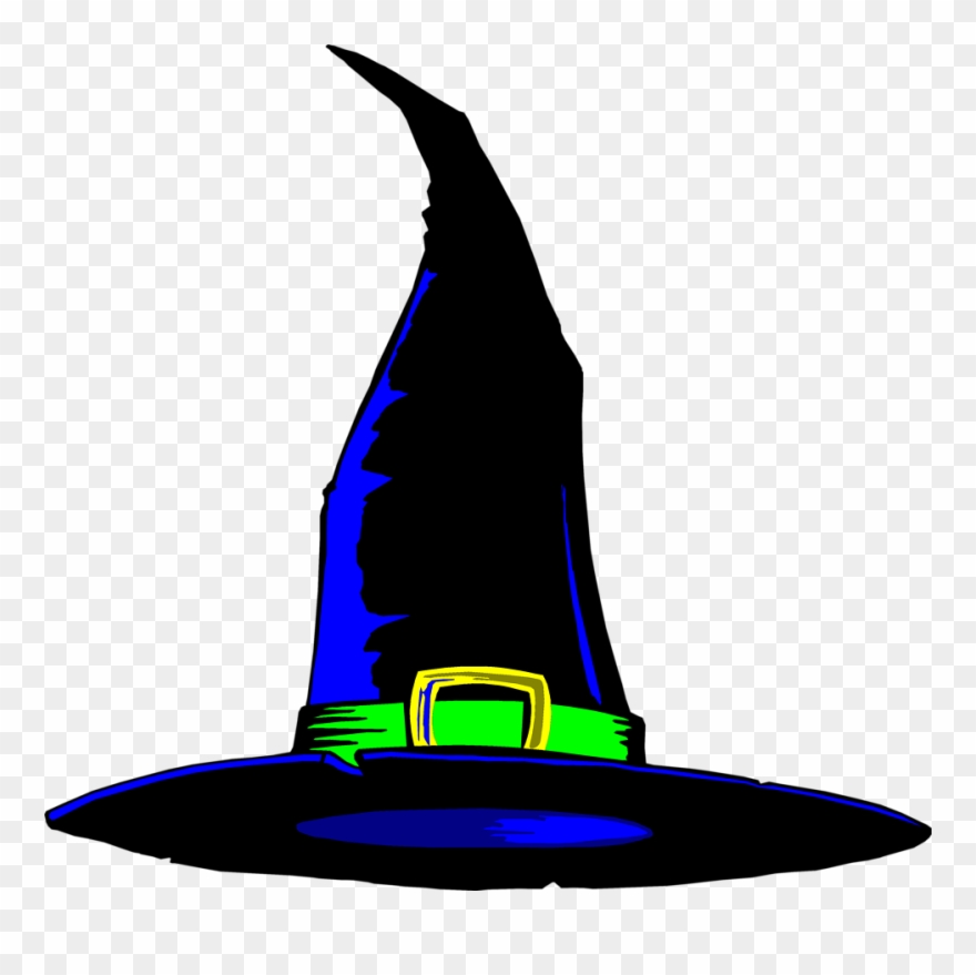 Witch Hat Clipart Wizard - Hat Of A Witch - Png Download