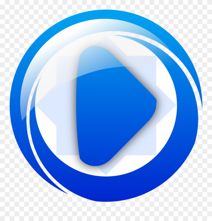 Play Button - Blue Play Button Png Clipart