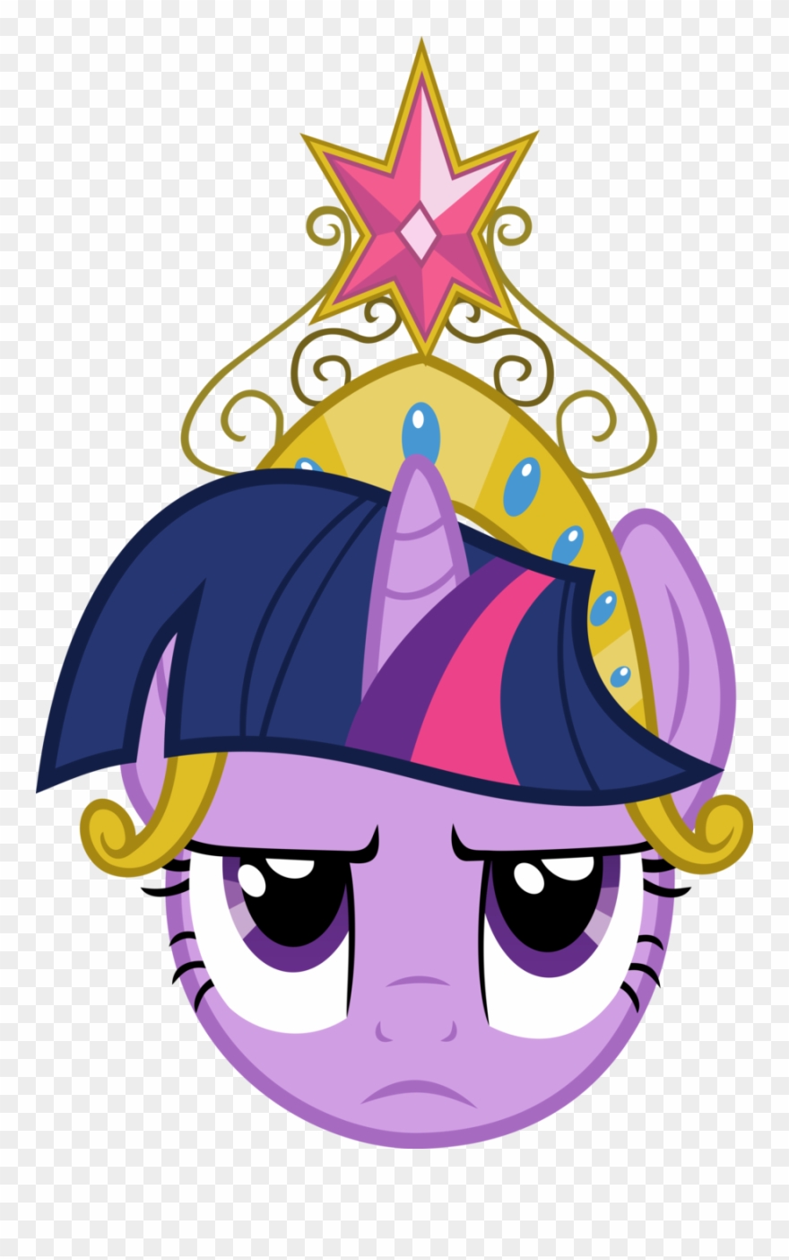 Clipart - Twilight - Twilight Sparkle Pony Crown - Png Download