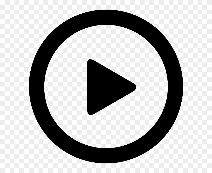 Play Button Transparent Background - Number 3 In Circle Png Clipart
