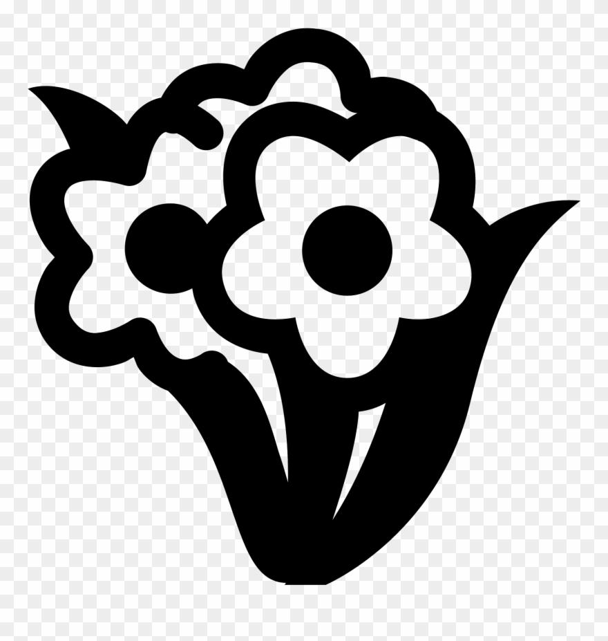 Flower Bouquet Icon - Icon Flowers Clipart