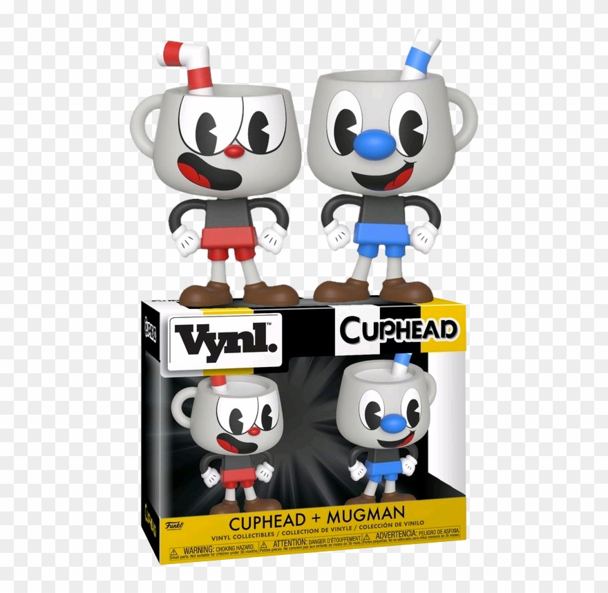 Cuphead & Mugman Vynl - Vinyl Cuphead And Mugman Clipart