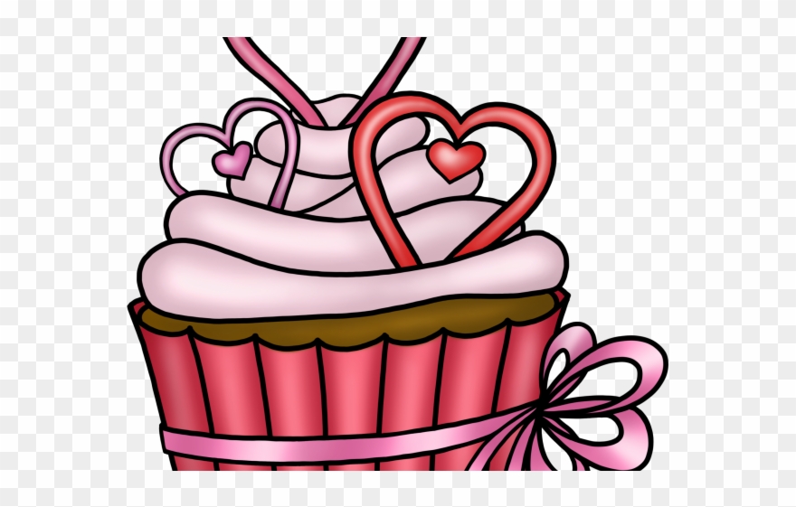 Sale Clipart Cupcake - Clipart Heart Cake Png Transparent Png