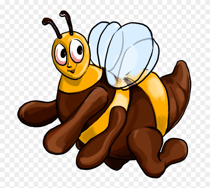 Bertie The Bee - Cartoon Clipart