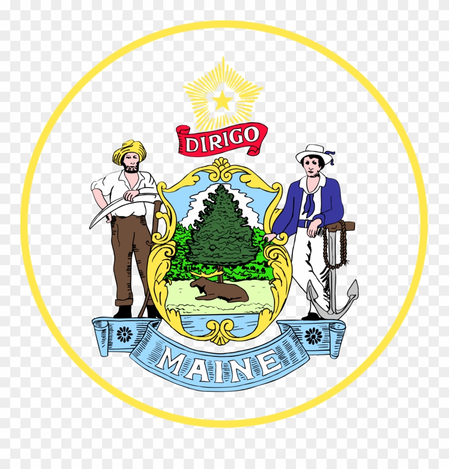 Maine Gubernatorial Election Wikipedia - Great Seal Of Maine Clipart