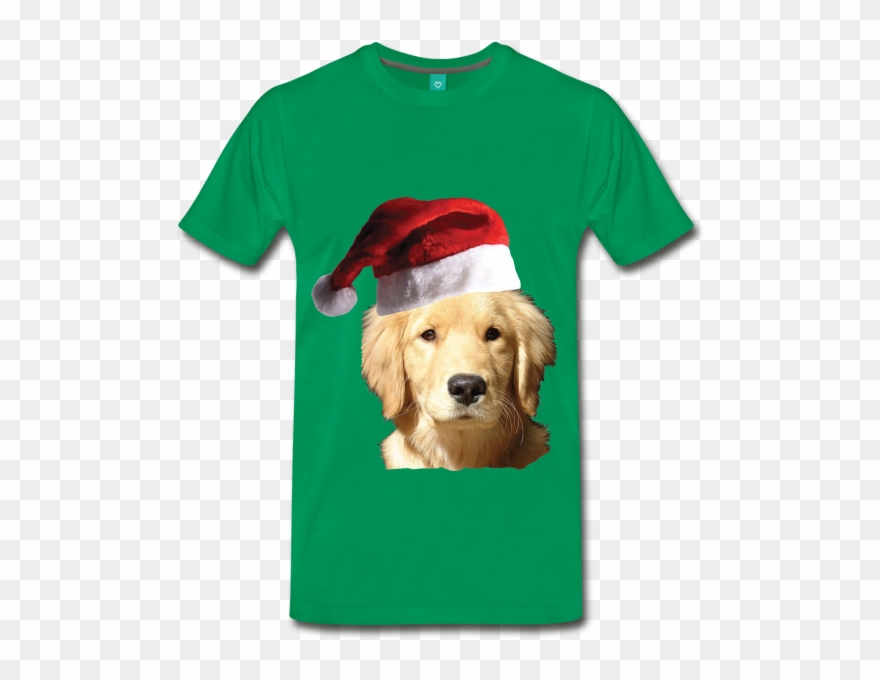 Politicstosports Christmas Golden Retriever - Golden Retriever Clipart