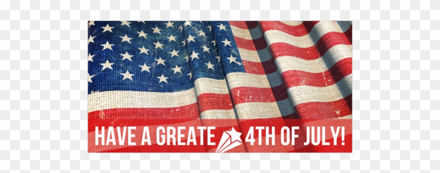 Have A Great Fourth Of July Vinyl Banner With Star - Flag Of The United States Clipart
