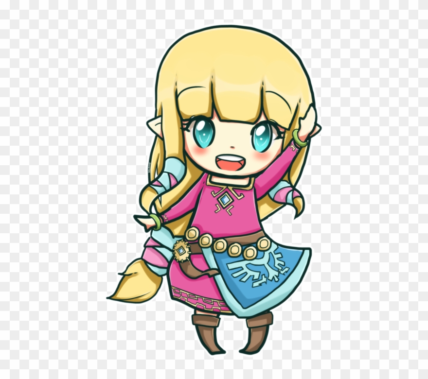 Now I'm Going To Facepalm - Legend Of Zelda Chibi Zelda Clipart