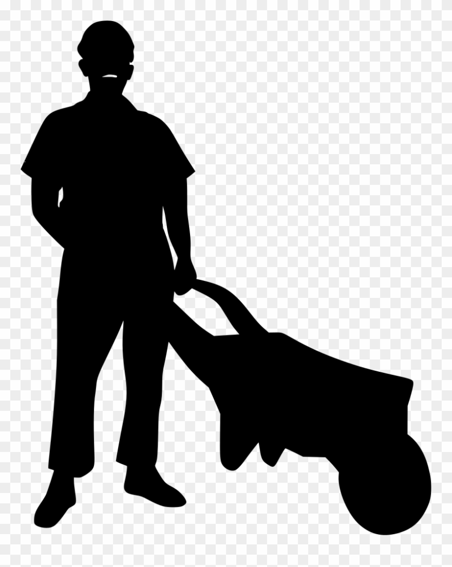 Info - Человек С Тележкой Clipart