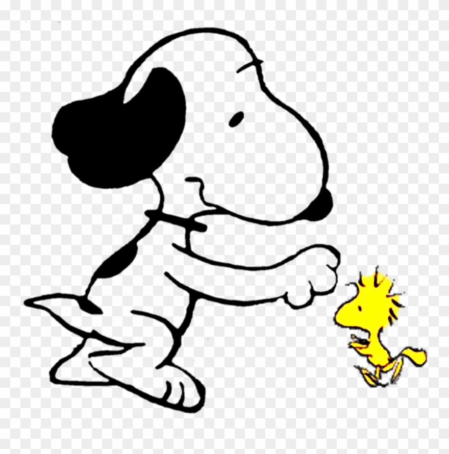 1833 X 1769 7 - Snoopy & Woodstock Png Clipart