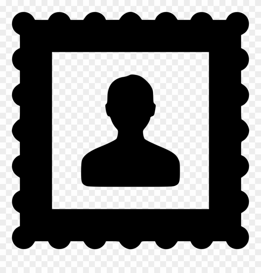 Picture Frame Portrait Comments - Silhouette Clipart