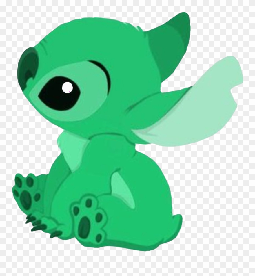 Frog Green Stitch Kawaii Cute Animal Creature Hawaii - Green Stitch Clipart