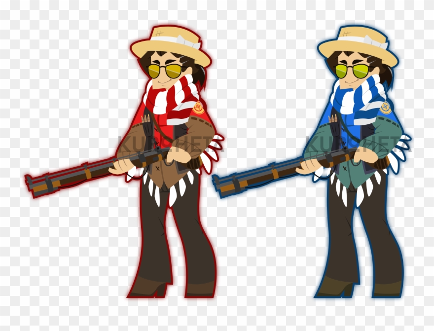 Tf2 Sniper New-01 - Illustration Clipart