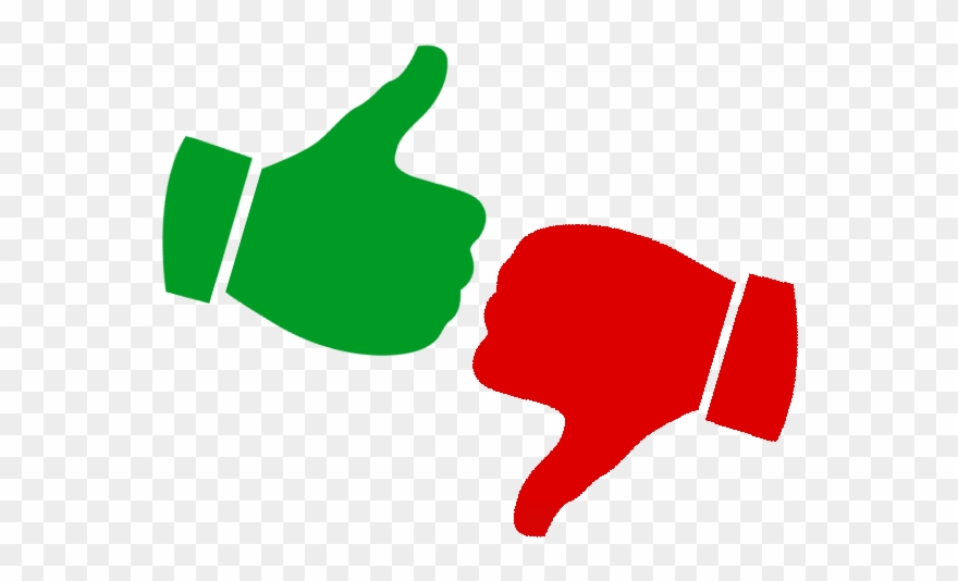 Dunn's River Falls - Thumbs Up And Down Png Clipart