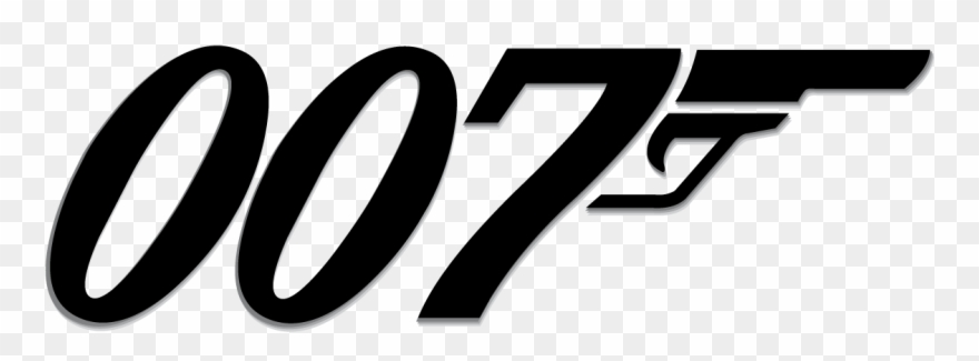 007 James Bond Gun Logo Vector Free Vector Silhouette - Stickers For Bikes Design Clipart