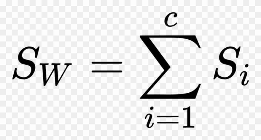 Calculating Within Class And Between Class Scatter - Calligraphy Clipart