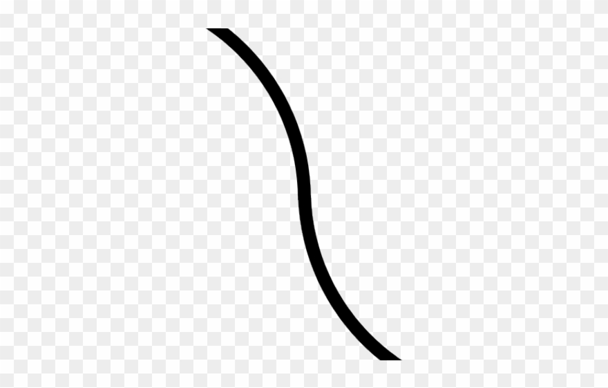 Curved Line Cliparts - Clipart Curved Line - Png Download