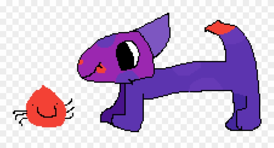 Wolf With Red Dot - Cartoon Clipart