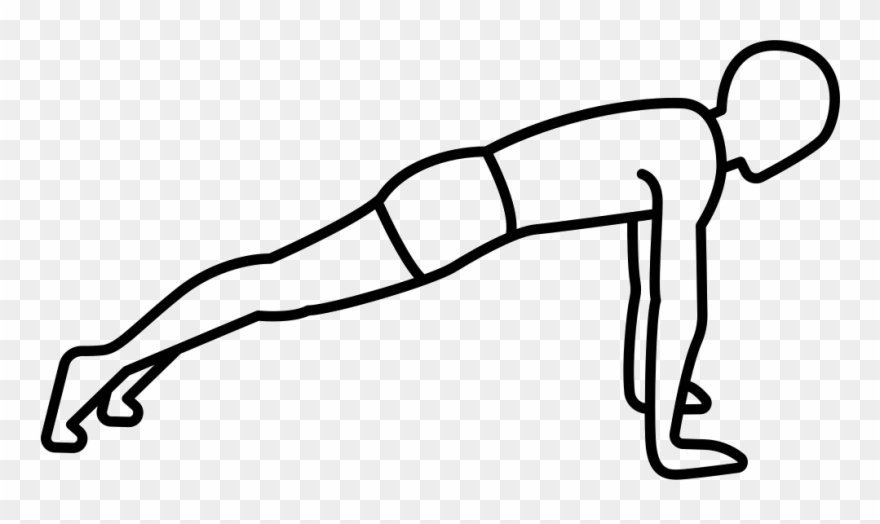 Man Doing Pushups Svg Png Icon Free - Kegel Exercises Erection Clipart
