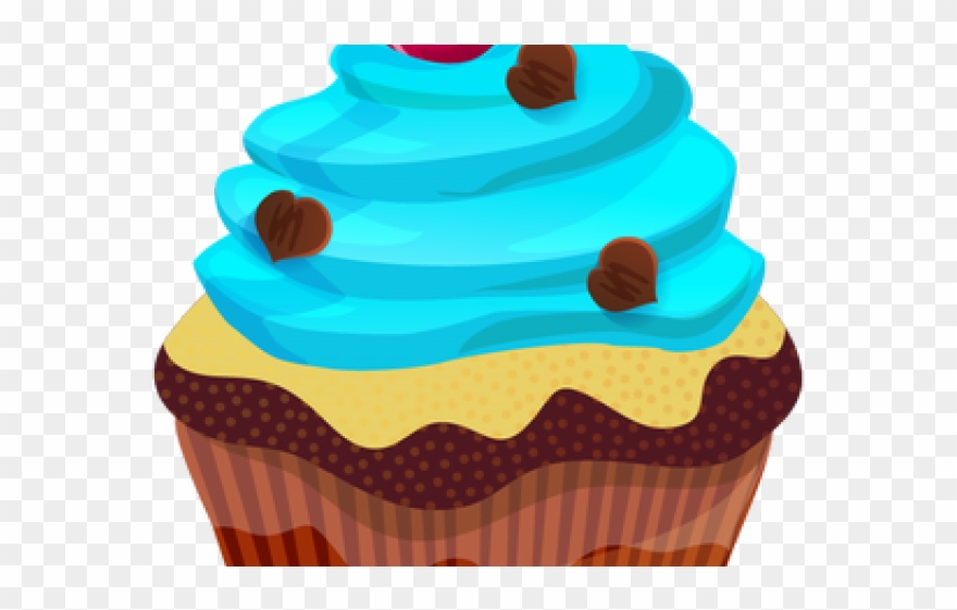 Vanilla Cupcake Clipart Easter Cupcake - Clip Art Cupcake Png Transparent Png