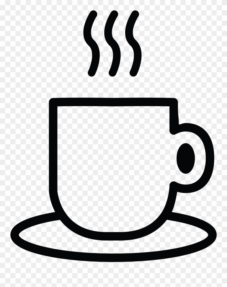 Chocolat Chaud - Line Art Clipart