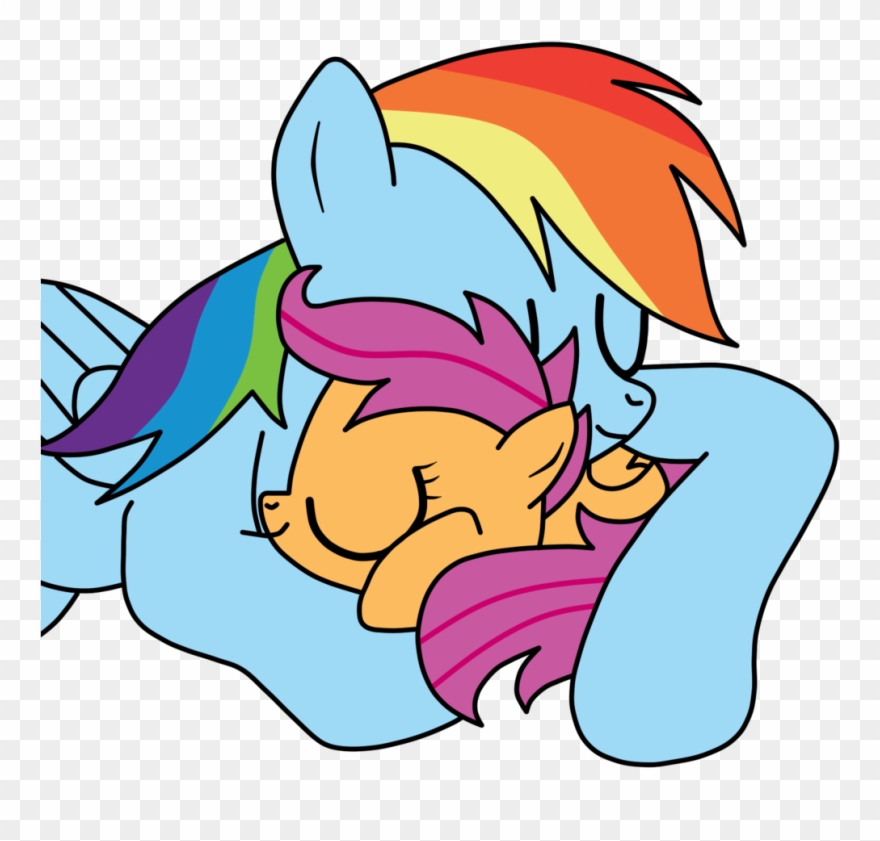 Cuddling Clipart Transparent - Cartoon - Png Download