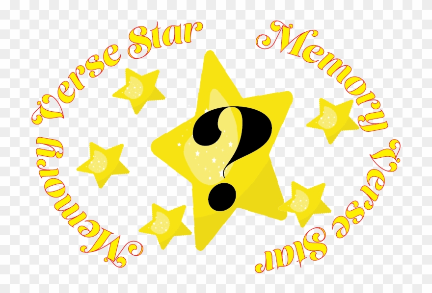 Memory Verse Star Clipart