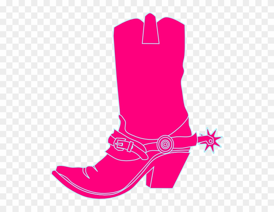 Pink Cowboy Boot Clipart Png Download (3306145) PinClipart
