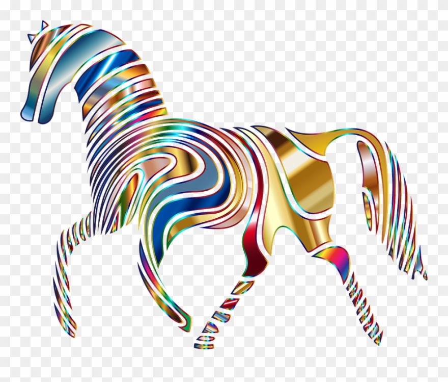 Free Photo Psychedelic Animal - Psychedelic Horses Clipart