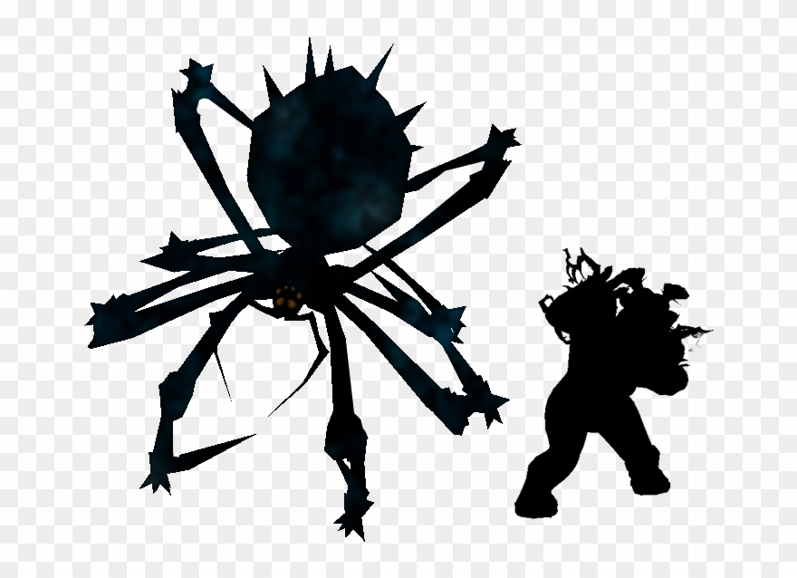 The Bite Of The Steelspindle Spider Is Not Known To - Silhouette Clipart