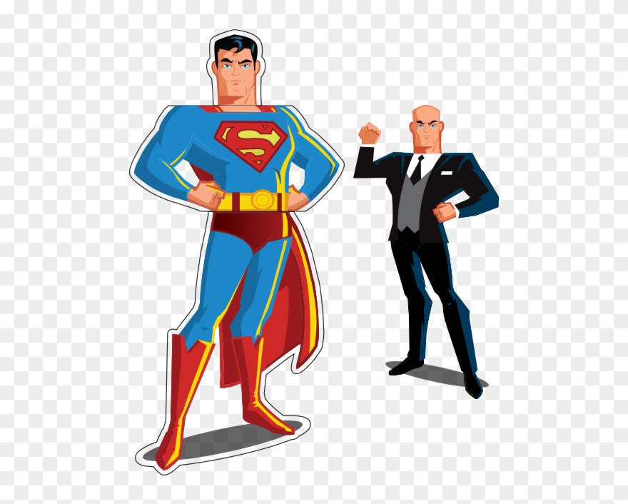 Superman / Lex Luthor Mix & Match - Cartoon Clipart