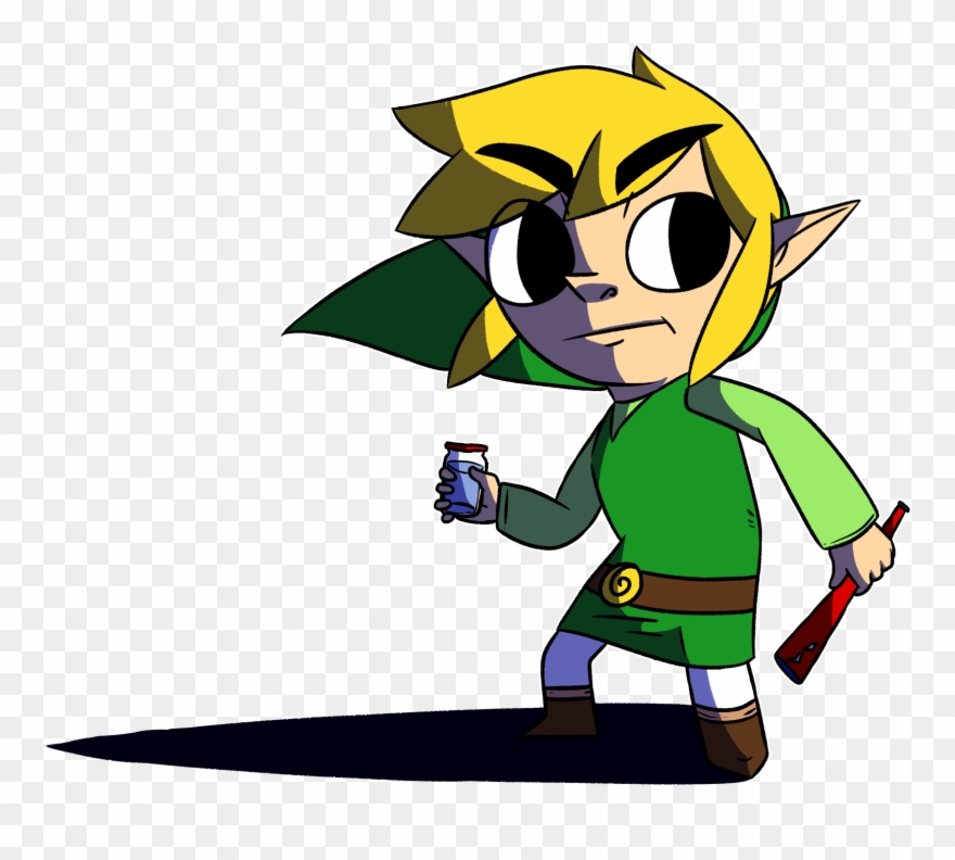 Fan Arti Did A Quick Wind Waker Doodle To Play Around - Cartoon Clipart