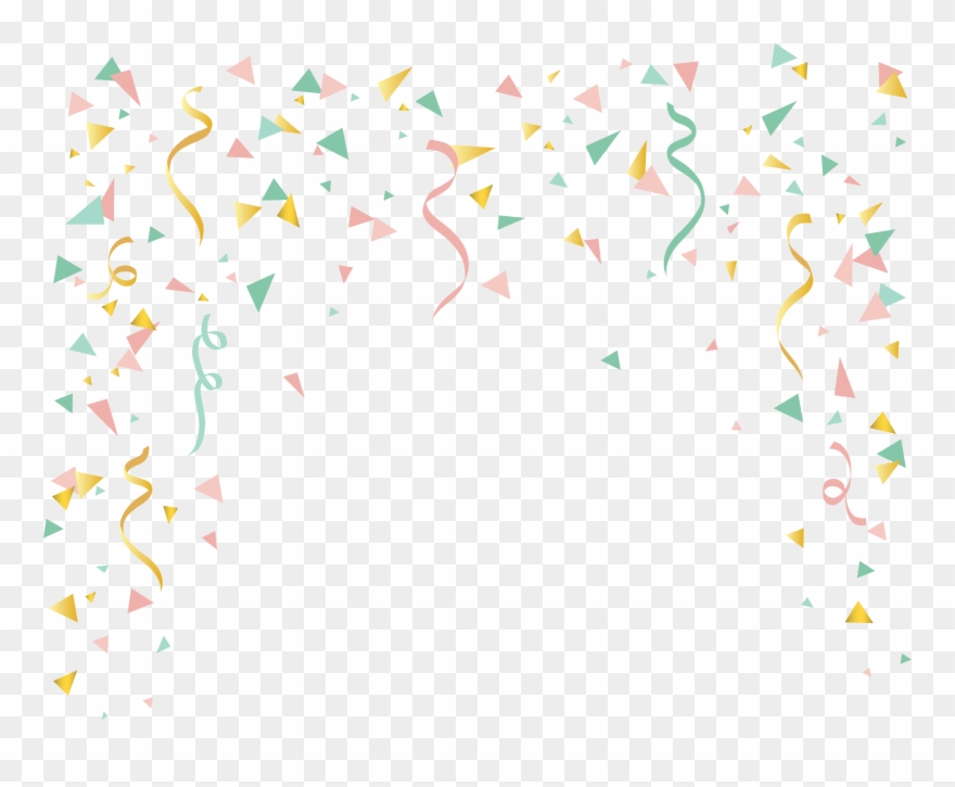 Birthday Confetti - Fondos De Confeti Clipart